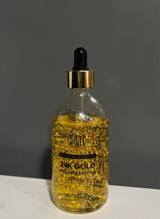 Lamelin 24K Gold Collagen Prestige Ampoule 105 ml-Сироватка для обличчя.