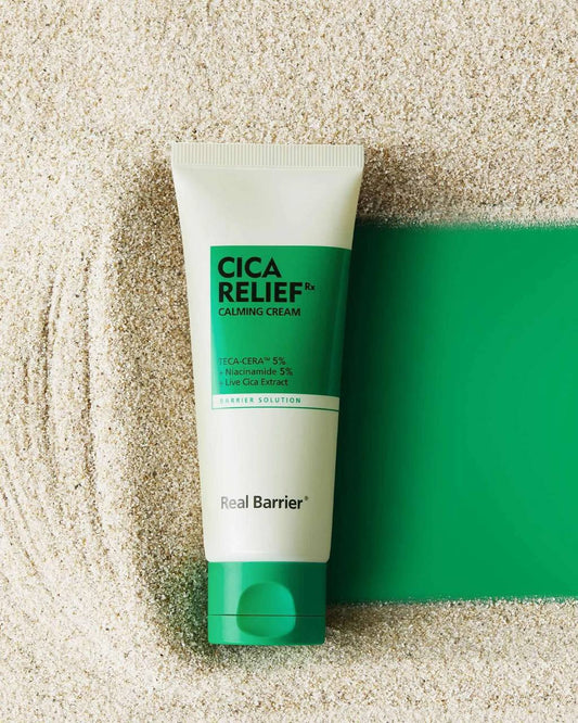 Real Barrier Cica Relief Rx Calming Cream 60 ml-захисний та заспокійливий крем.