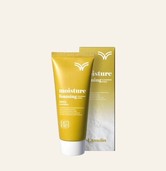 Lamelin Moisture Foaming Cleansing Foam Snail-Пінка для вмивання