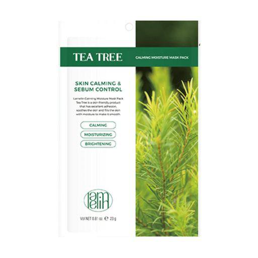 Lamelin Mask Pack Tea Tree Skin Calming Serum Control-Тканинна маска з екстратом чайного дерева.