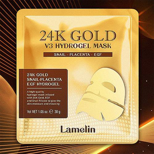 Lamelin 24K Gold V3 Hydrogel Mask, 30 g.-Гідрогелева маска для обличчя.